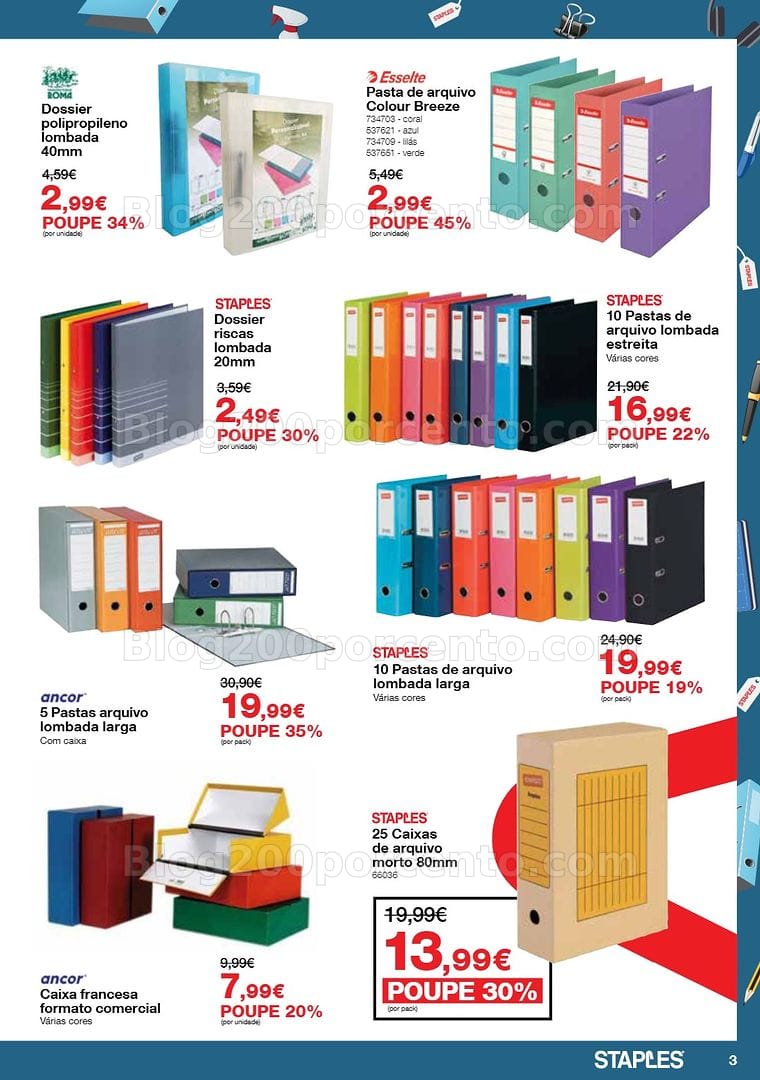 Antevisão Folheto STAPLES Promoções de 8 a 29 outubro